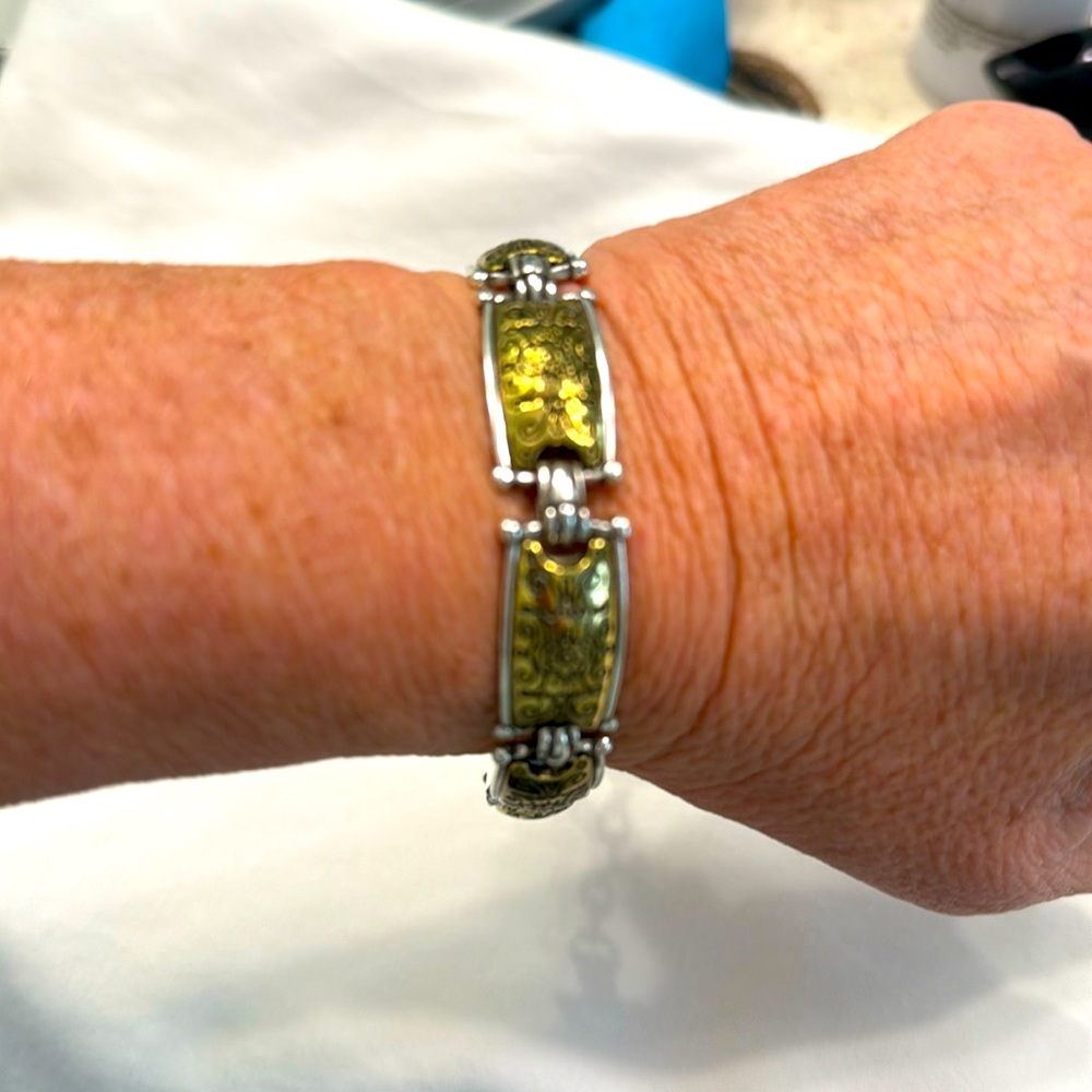 Brighton bracelet- two tone